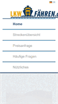 Mobile Screenshot of lkwfaehren.de